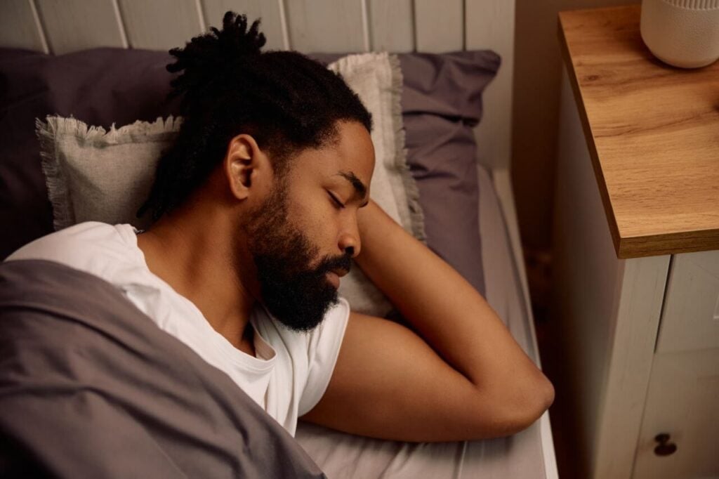 AGES VSS Make Your home Healthy Again Man Sleeping In Bed 1