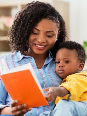 Mom Baby Reading Vaccine Education For Mama Bears
